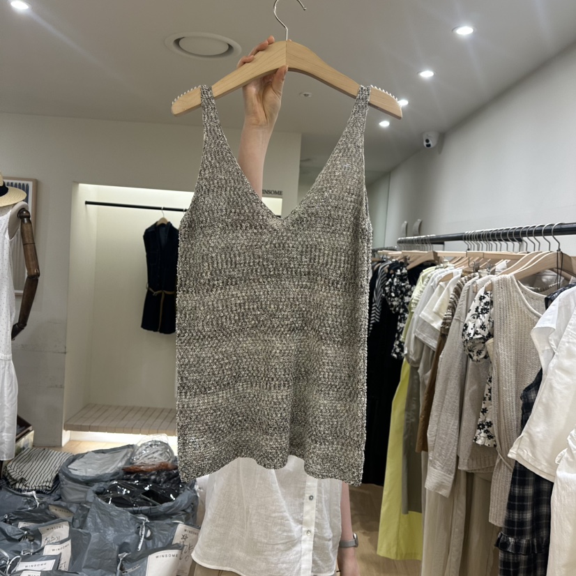 WINSOME韓國代購㊣女士新品人氣推薦25春夏熱賣真品吊帶背心WINSOME吊帶/背心