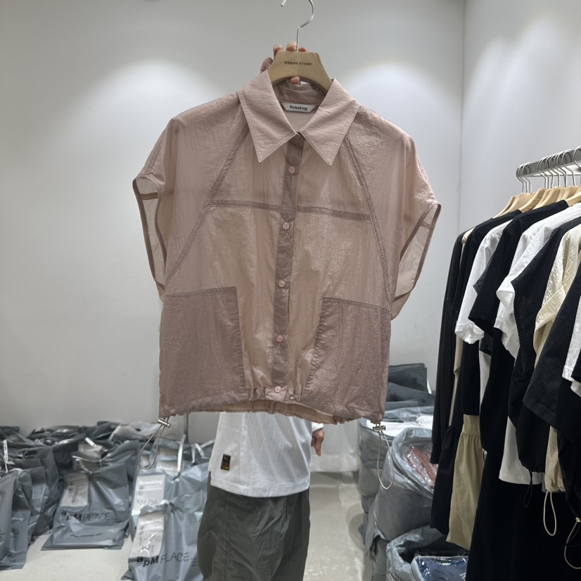 URBANSTORY/REMAKING東大門㊣代購女裝新品25春夏熱賣夾克Remaking/URBANSTORY夾克圖色2