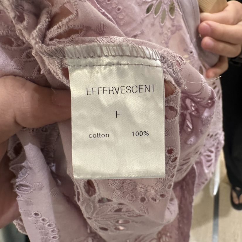 EFFERVESCENT韓國代購㊣女裝新品推薦熱賣25春夏襯衫蕾絲衫evc/effervescent襯衫/蕾絲衫