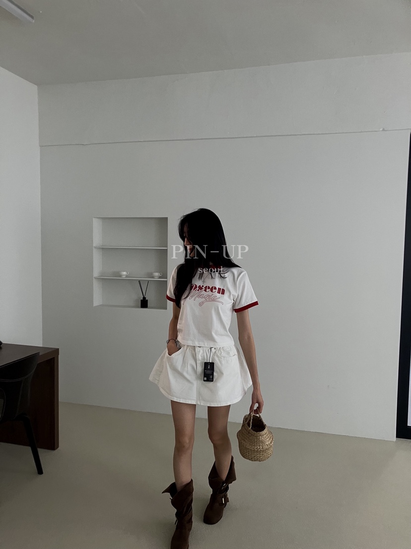 PIN-UP東大門㊣直郵女士新品時尚真品人氣職業熱賣25春夏T恤PIN-UPT恤
