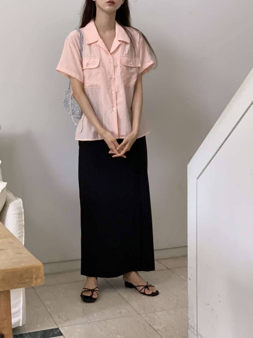 NOTICE韓國直郵㊣女裝新品時尚休閑推薦真品25春夏襯衫蕾絲衫NOTICE襯衫/蕾絲衫