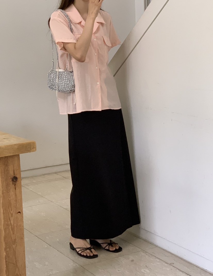NOTICE韓國直郵㊣女裝新品時尚休閑推薦真品25春夏襯衫蕾絲衫NOTICE襯衫/蕾絲衫