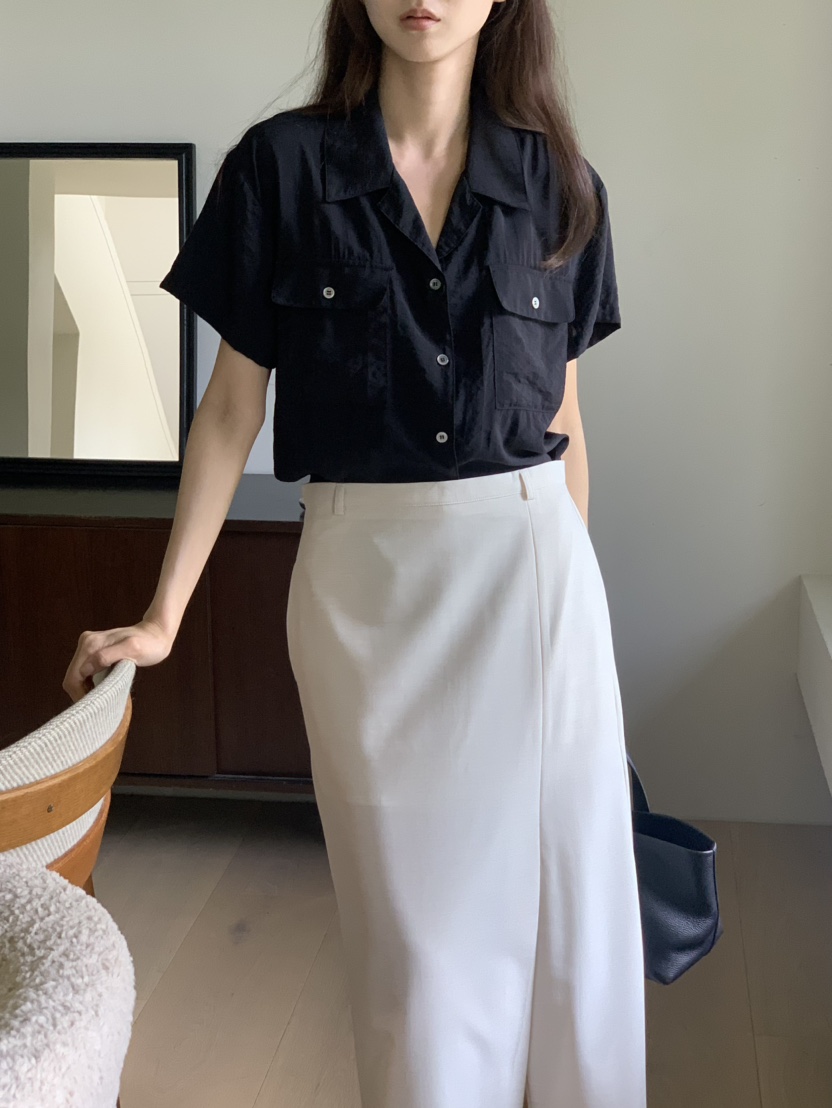 NOTICE韓國直郵㊣女裝新品時尚休閑推薦真品25春夏襯衫蕾絲衫NOTICE襯衫/蕾絲衫