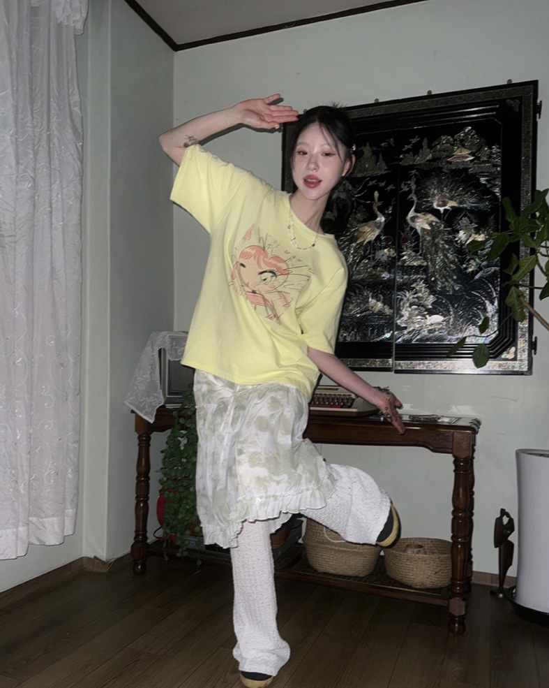 I I東大門㊣直郵女裝新款休閑時尚熱賣職業真品推薦25春夏T恤ITSSONGT恤