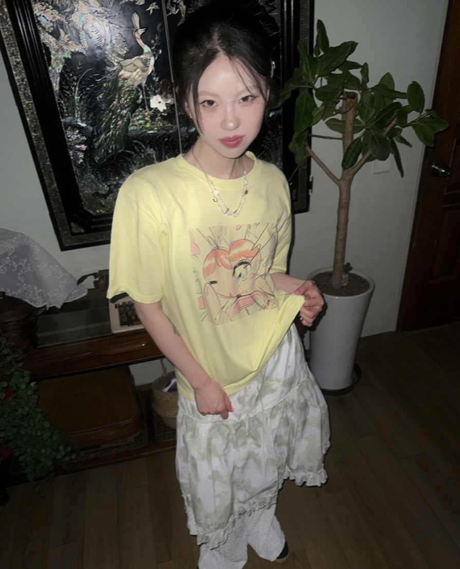 I I東大門㊣直郵女裝新款休閑時尚熱賣職業真品推薦25春夏T恤ITSSONGT恤