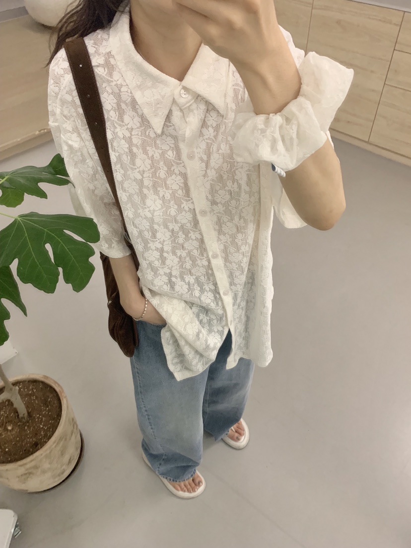 SOAPYROOM韓國直郵㊣女士新品真品推薦職業休閑人氣襯衫蕾絲衫SOAPYROOM襯衫/蕾絲衫
