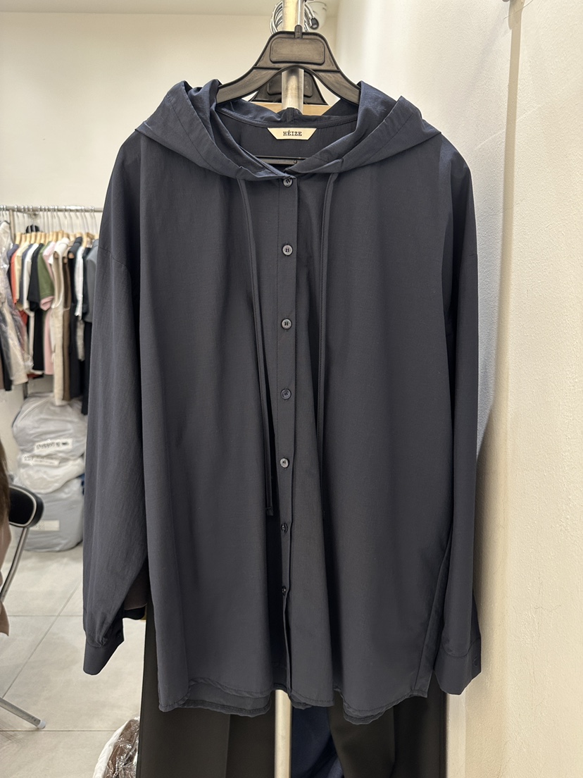 HEIZE東大門㊣實拍女裝新品休閑職業時尚襯衫蕾絲衫Sale兜帽HEIZE襯衫/蕾絲衫