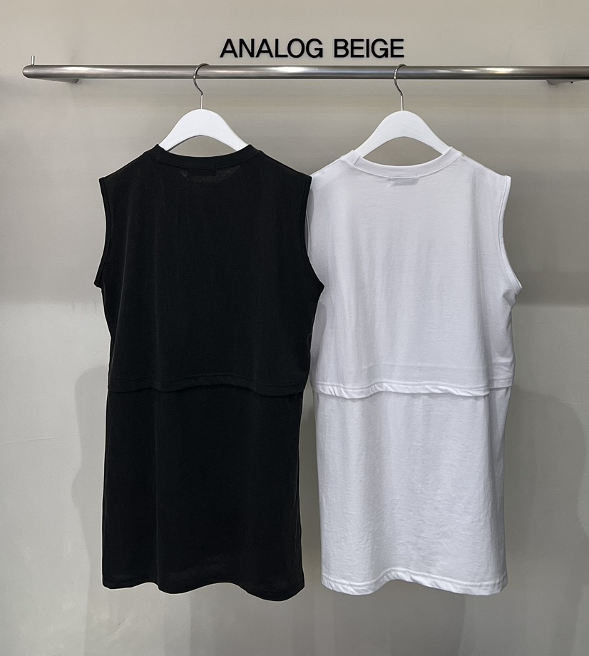 ANGLOG BEIGE東大門㊣直郵女士新品職業25春夏休閑吊帶背心ANGLOG BEIGE吊帶/背心
