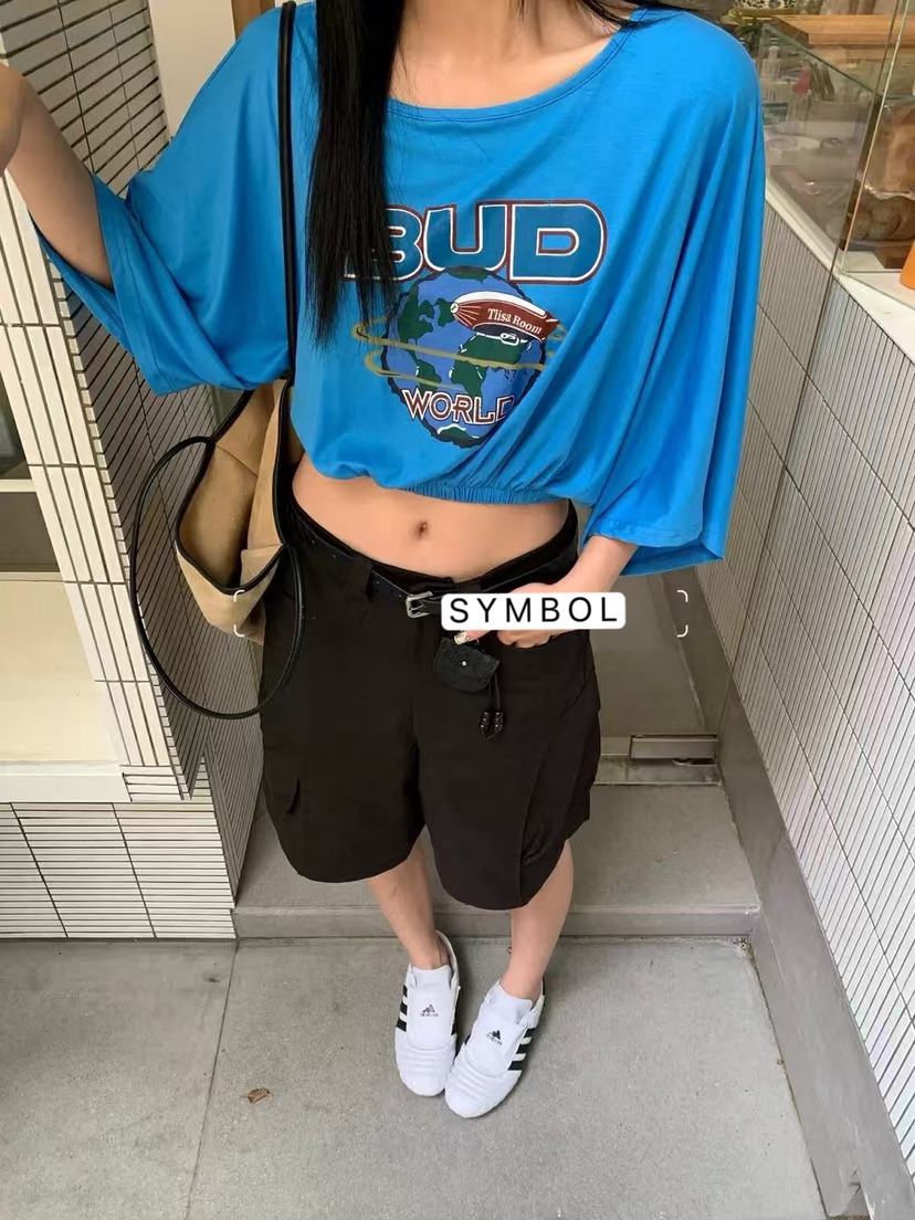 SYMBOL東大門㊣實拍女裝新品休閑推薦熱賣真品職業人氣時尚T恤SYMBOLT恤