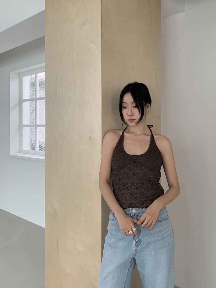 LOVE MOMENT東大門㊣實拍女裝新品熱賣人氣真品休閑吊帶背心LOVE MOMENT吊帶/背心