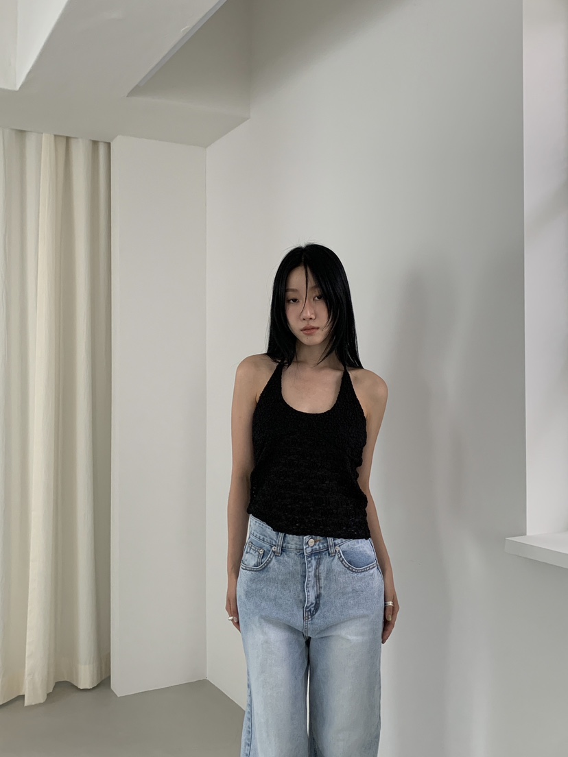 LOVE MOMENT東大門㊣實拍女裝新品熱賣人氣真品休閑吊帶背心LOVE MOMENT吊帶/背心