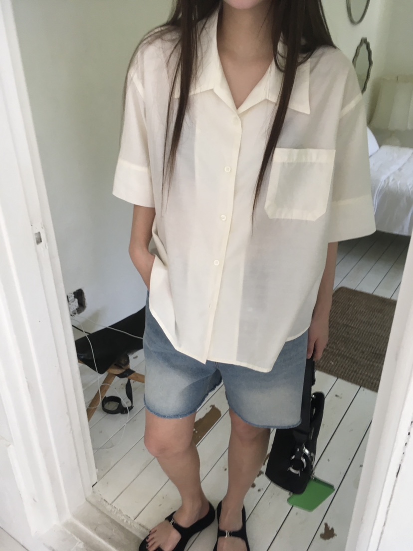 CEDARWOOD東大門㊣直郵女裝新品人氣25春夏熱賣真品襯衫蕾絲衫CEDARWOOD襯衫/蕾絲衫圖色2