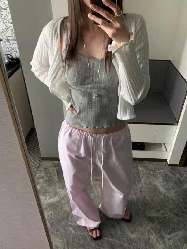 CEDARWOOD東大門㊣代購女士新品時尚熱賣25春夏吊帶背心蕾絲CEDARWOOD吊帶/背心