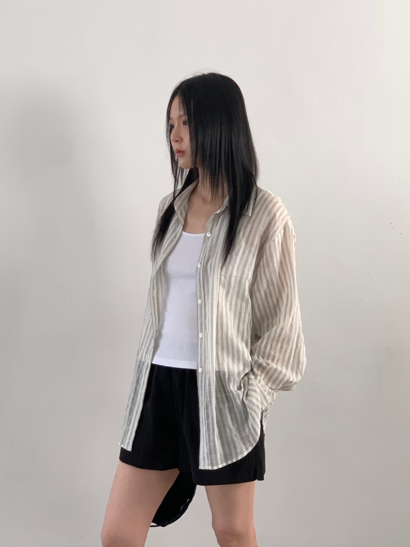 FAVE/FAVOURITE韓國代購㊣女裝新款推薦職業襯衫蕾絲衫透明FAVOURITE襯衫/蕾絲衫