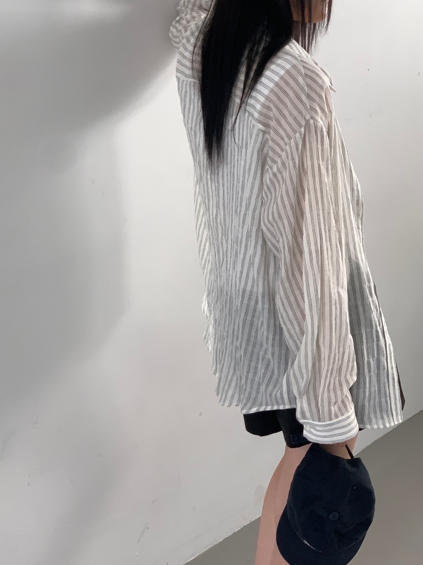 FAVE/FAVOURITE韓國代購㊣女裝新款推薦職業襯衫蕾絲衫透明FAVOURITE襯衫/蕾絲衫
