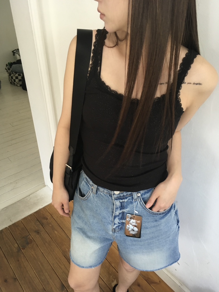 CEDARWOOD韓國代購㊣女士新款推薦真品休閑25春夏熱賣吊帶背心CEDARWOOD吊帶/背心圖色1