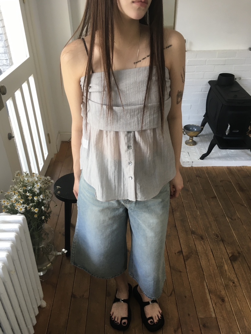 CEDARWOOD韓國代購㊣女士新品時尚職業熱賣休閑人氣吊帶背心CEDARWOOD吊帶/背心圖色2