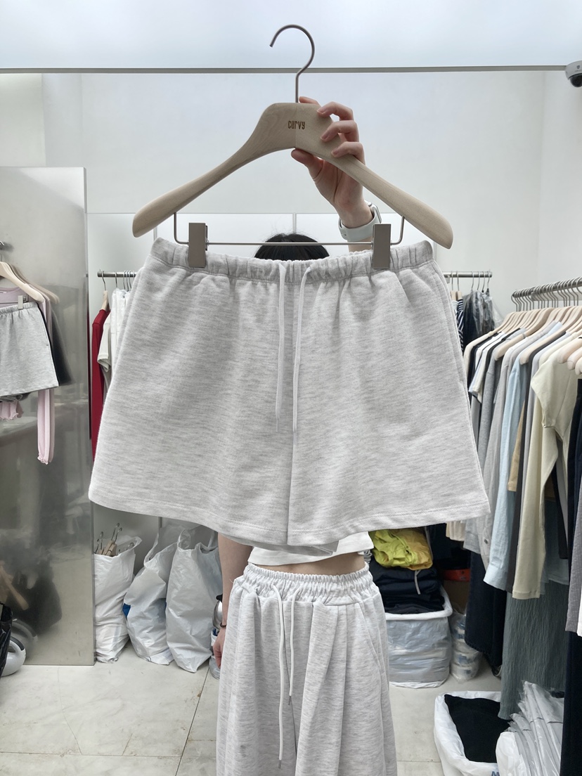 CURVY韓國直郵㊣女士新款時尚推薦25春夏熱賣真品休閑褲流蘇CURVY休閑褲圖色2