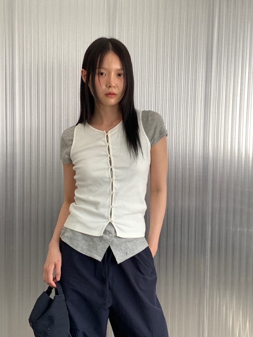 FAVE/FAVOURITE韓國直郵㊣女士新品休閑人氣時尚馬甲不含內搭FAVOURITE馬甲