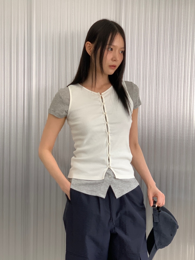 FAVE/FAVOURITE韓國直郵㊣女士新品休閑人氣時尚馬甲不含內搭FAVOURITE馬甲