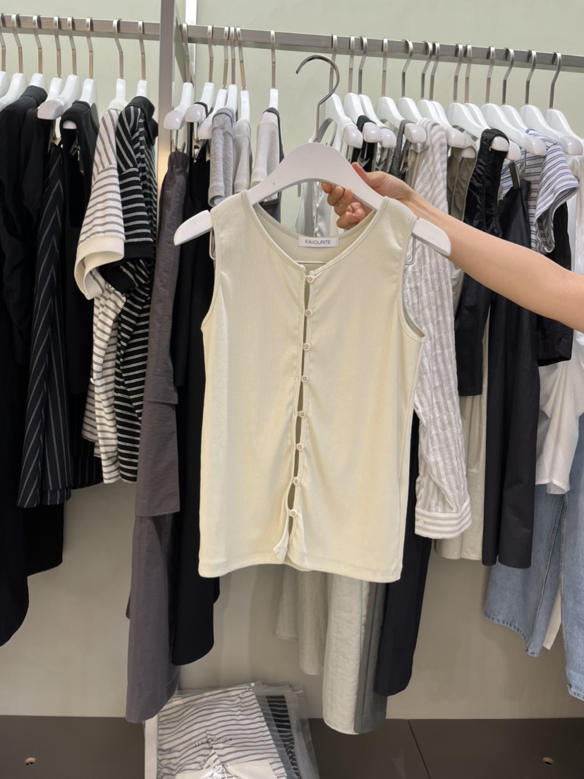 FAVE/FAVOURITE韓國直郵㊣女士新品休閑人氣時尚馬甲不含內搭FAVOURITE馬甲圖色1