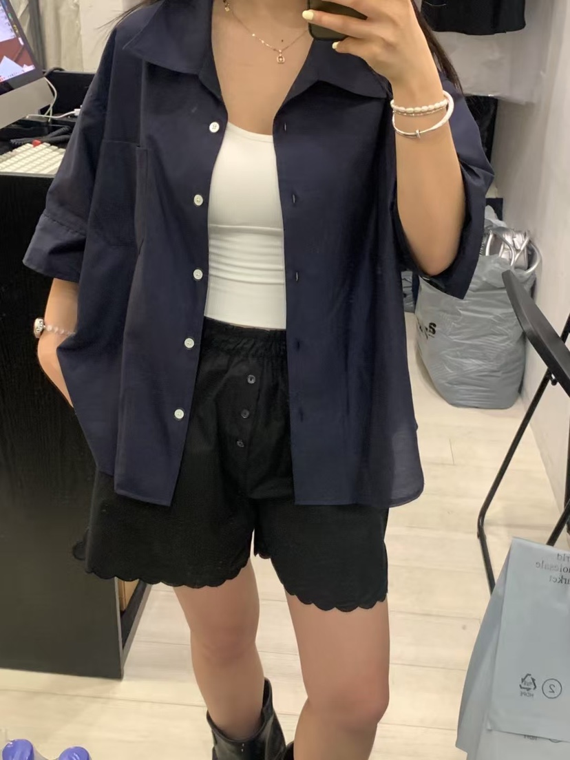 CEDARWOOD東大門㊣實拍女士新款職業推薦時尚真品熱賣短褲刺繡CEDARWOOD短褲圖色2