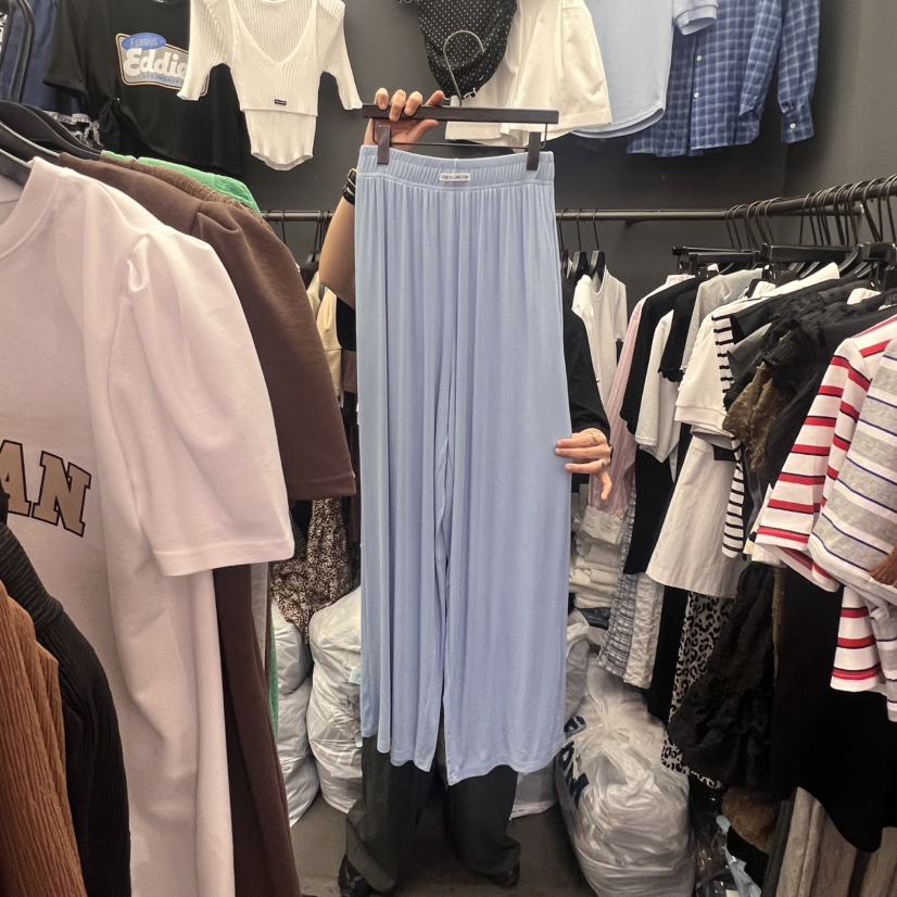 LONE STAR韓國直郵㊣女裝新品真品推薦人氣職業休閑褲闊腿褲LONE STAR休閑褲圖色3