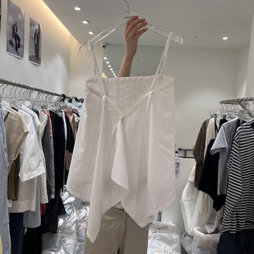 THE REST韓國直郵㊣女士新品25春夏推薦職業人氣真品吊帶背心THE REST/UNNOEUD吊帶/背心