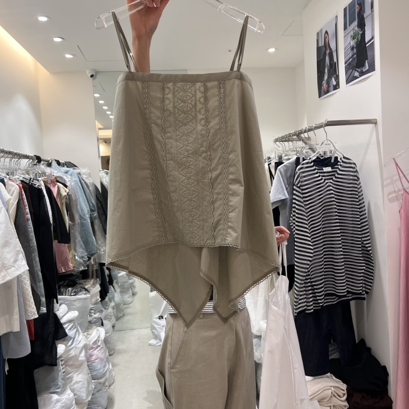 THE REST韓國直郵㊣女士新品25春夏推薦職業人氣真品吊帶背心THE REST/UNNOEUD吊帶/背心圖色2