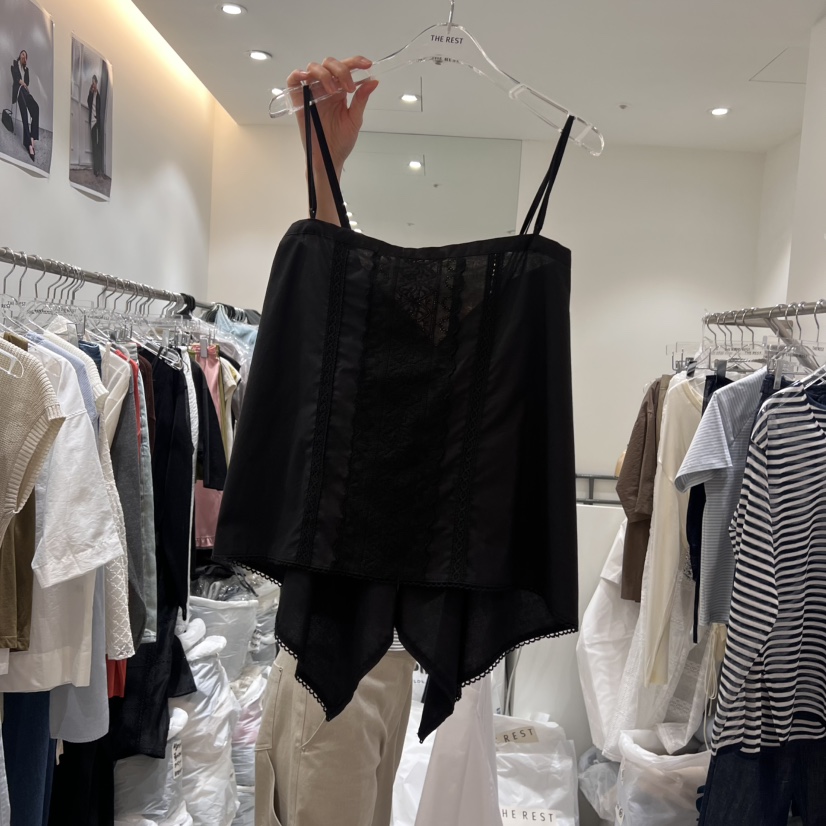 THE REST韓國直郵㊣女士新品25春夏推薦職業人氣真品吊帶背心THE REST/UNNOEUD吊帶/背心圖色3