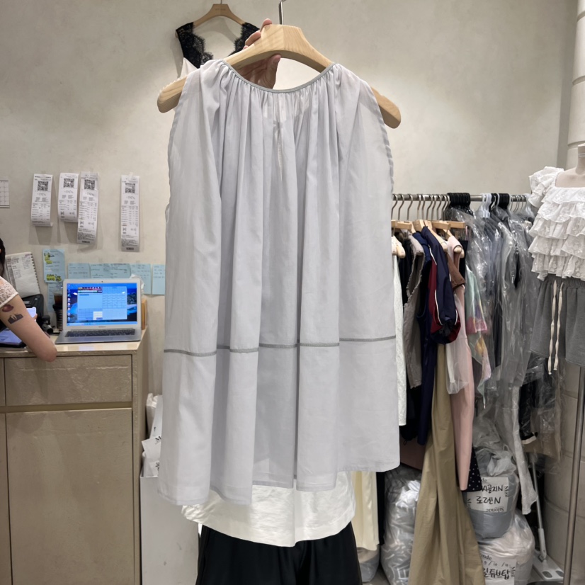SALONDEMAG東大門㊣實拍女裝新品熱賣職業25春夏襯衫蕾絲衫SALONDEMAG襯衫/蕾絲衫