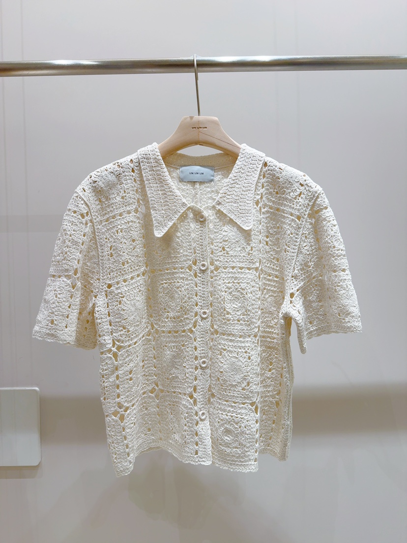 LIMLIMLIM韓國直郵㊣女裝新品25春夏職業推薦針織衫鉤針編織LIM LIM LIM針織衫