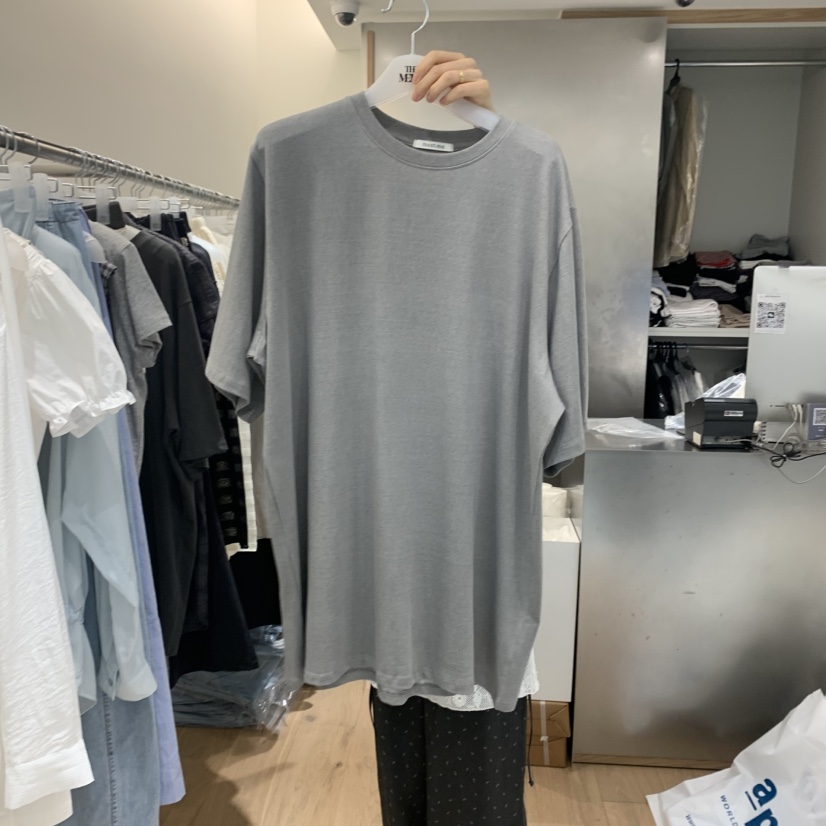 MEET ME韓國代購㊣女士新品熱賣25春夏人氣時尚推薦職業T恤MEET MET恤圖色1