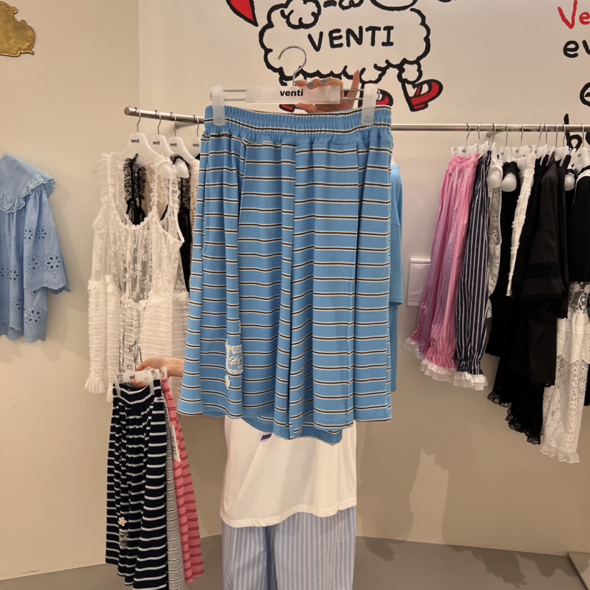 VENTI韓國直郵㊣女士新品熱賣休閑職業推薦時尚25春夏真品短褲VENTI短褲圖色1