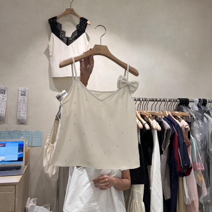 SALONDEMAG韓國代購㊣女士新款推薦25春夏休閑時尚吊帶背心SALONDEMAG吊帶/背心
