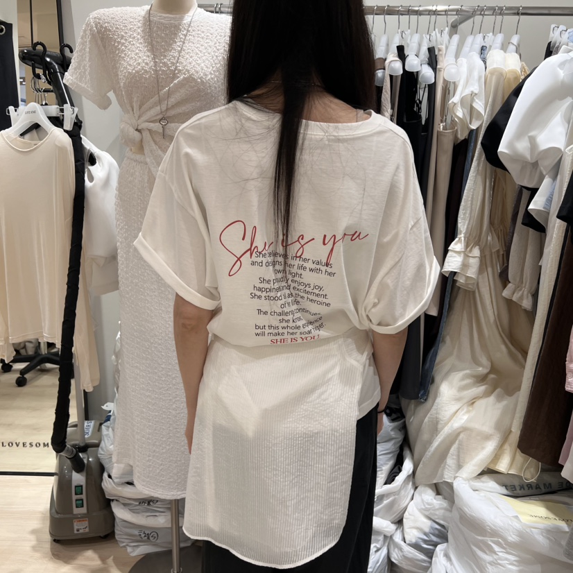 LOVE SOME東大門㊣實拍女裝新品時尚人氣休閑真品推薦熱賣T恤LOVE SOMET恤