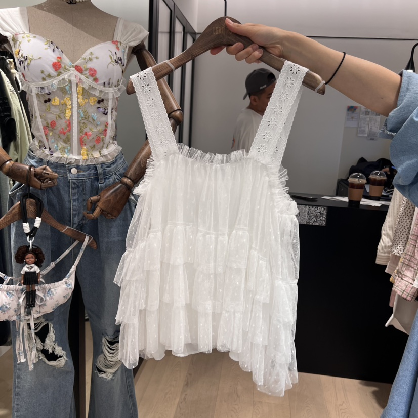 LOVE PULL韓國代購㊣女士新品人氣休閑推薦真品襯衫蕾絲衫LOVE PULL襯衫/蕾絲衫圖色3