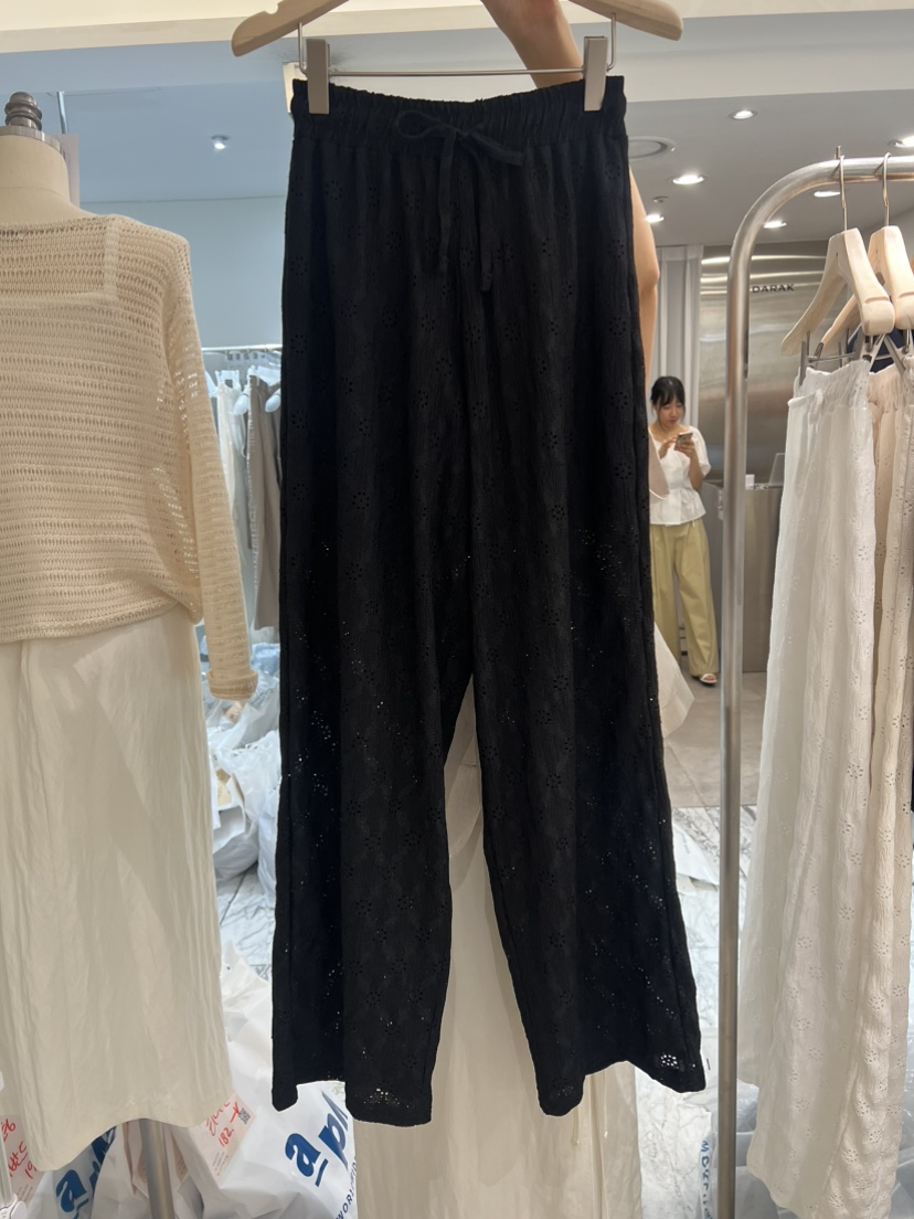 FF東大門㊣實拍女士新品人氣熱賣真品25春夏休閑休閑褲綁帶FF/SUNDAY休閑褲圖色3
