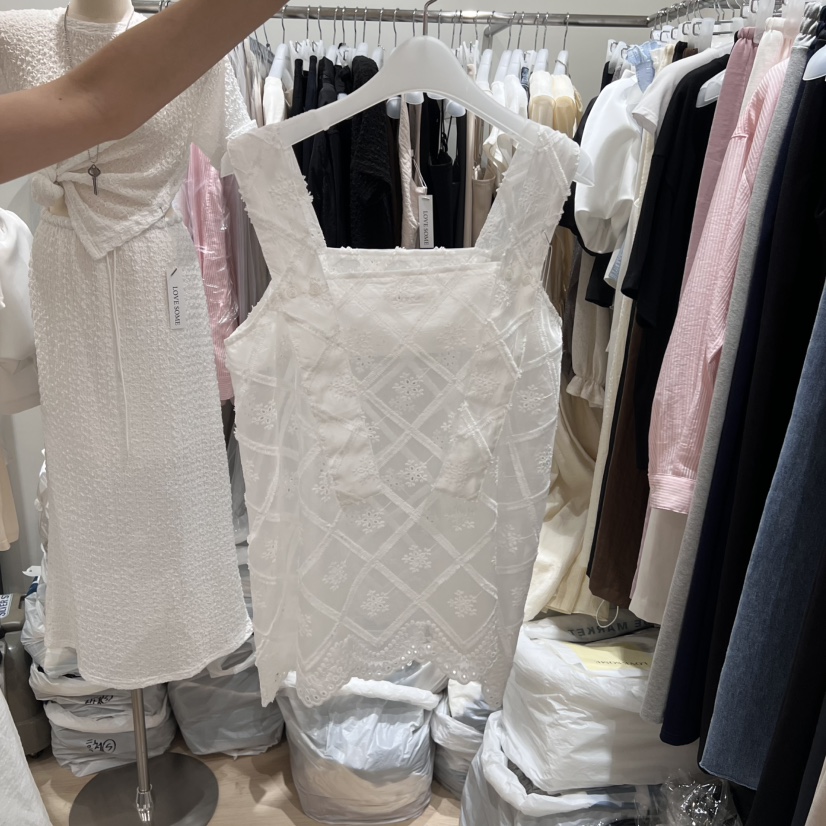 LOVE SOME東大門㊣實拍女士新款熱賣推薦休閑吊帶背心蕾絲LOVE SOME吊帶/背心