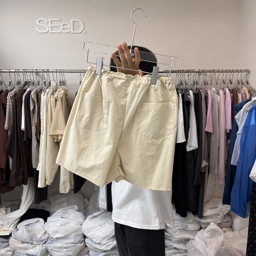 LEESEED-A韓國代購㊣女裝新款25春夏職業真品人氣時尚短褲SEeD/LEESEED短褲