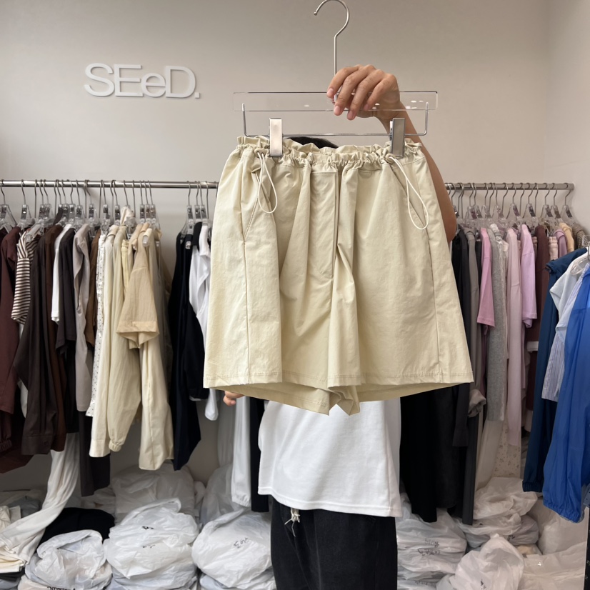 LEESEED-A韓國代購㊣女裝新款25春夏職業真品人氣時尚短褲SEeD/LEESEED短褲圖色3