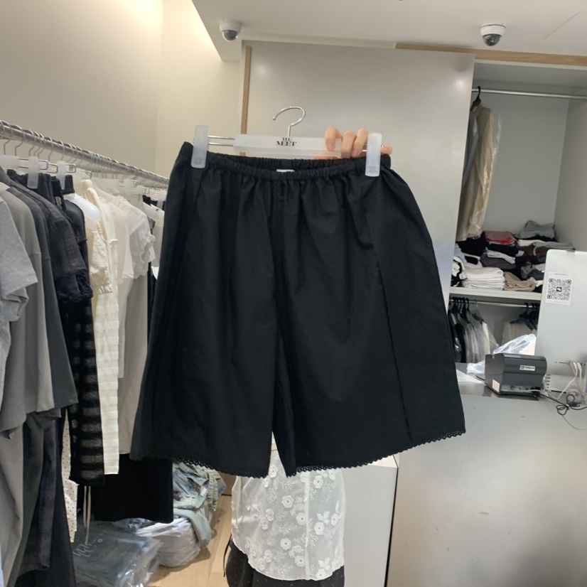 MEET ME韓國代購㊣女士新款25春夏推薦時尚職業人氣真品短褲MEET ME短褲圖色2