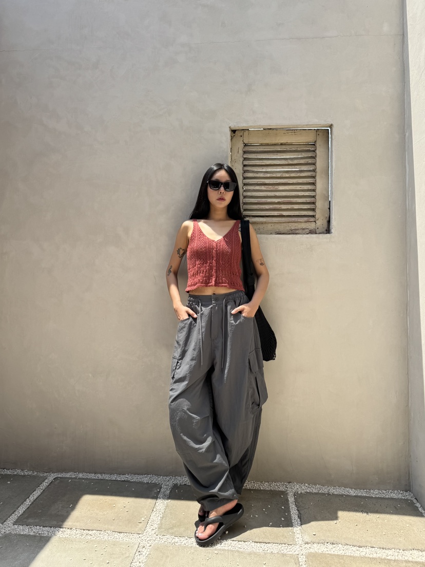 LIMLIMLIM東大門㊣直郵女士新品時尚職業休閑25春夏真品休閑褲LIM LIM LIM休閑褲
