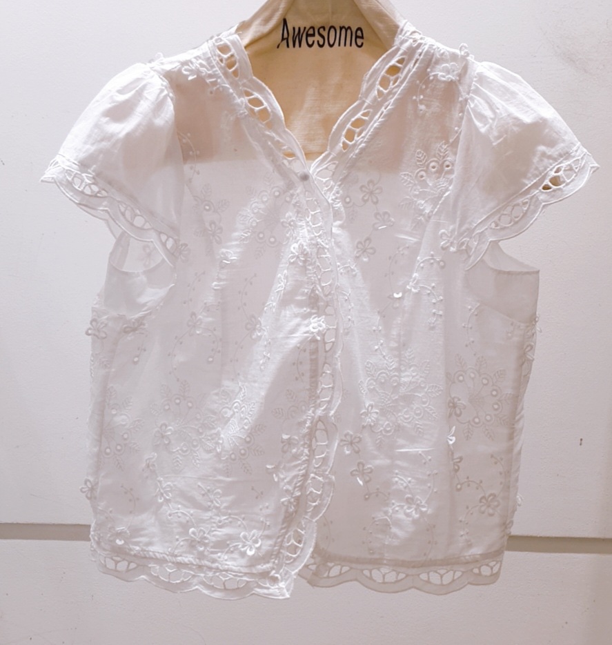 AWESOME-P東大門㊣代購女士新款25春夏推薦真品襯衫蕾絲衫AWESOME-P襯衫/蕾絲衫圖色1
