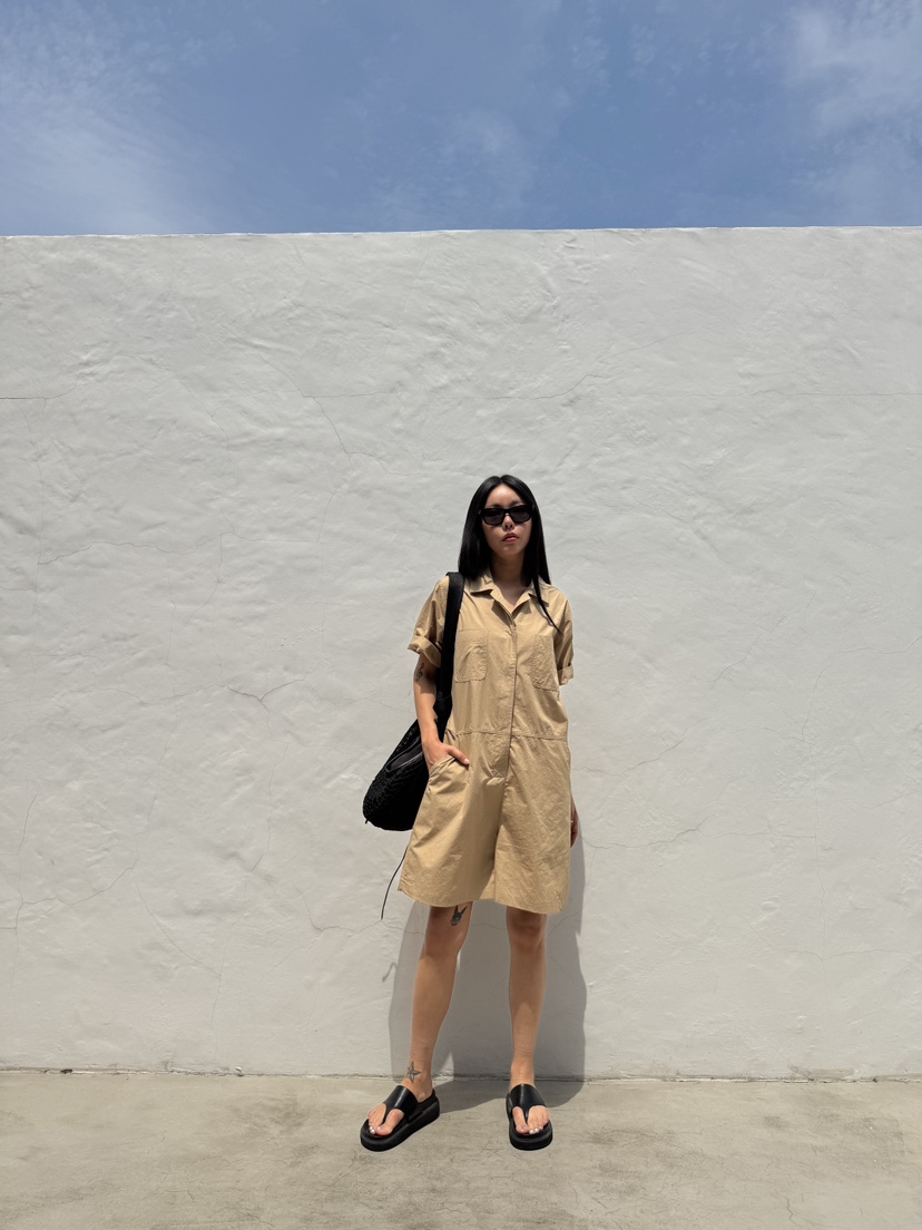 LIMLIMLIM東大門㊣實拍女裝新款25春夏休閑推薦真品連體褲棉質LIM LIM LIM連體褲