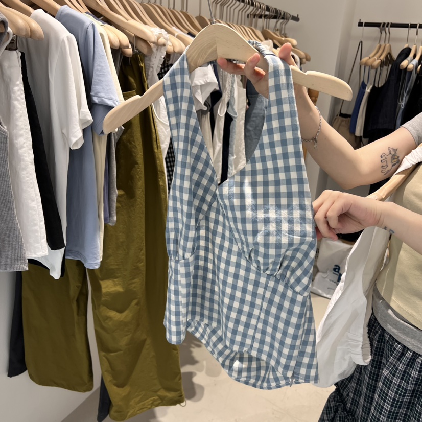 PLATE東大門㊣實拍女裝新品人氣推薦真品職業休閑時尚吊帶背心PLATE吊帶/背心圖色2