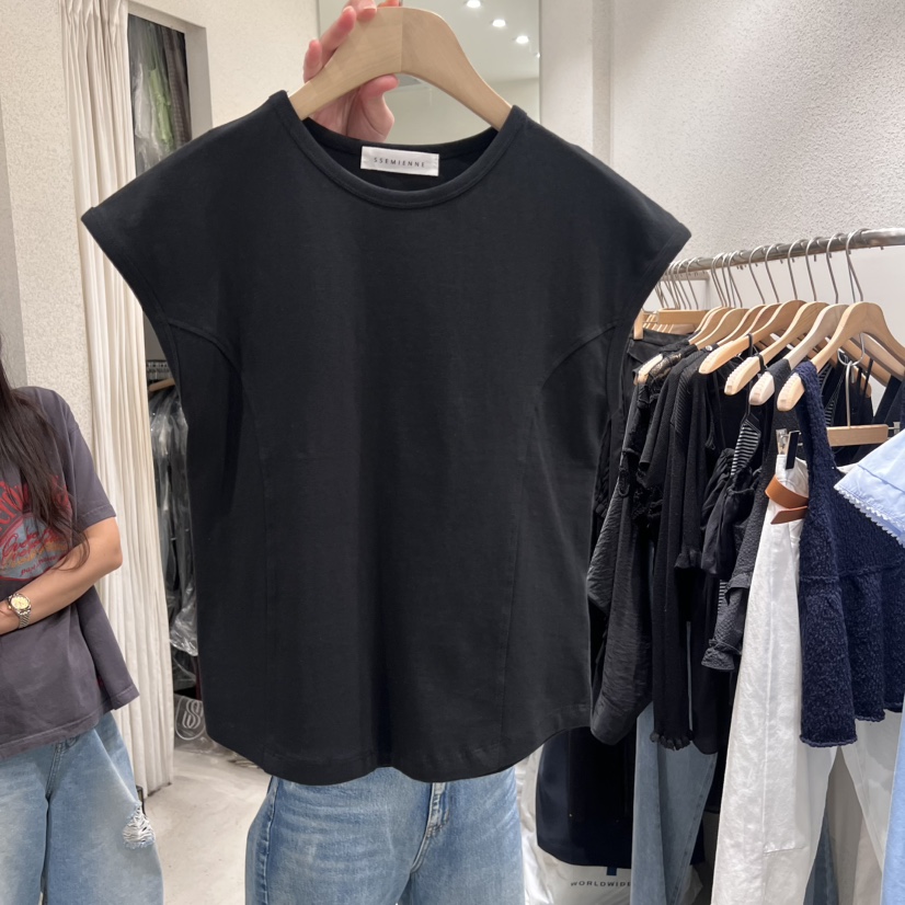 SSEMIENNE東大門㊣直郵女裝新品真品熱賣25春夏人氣時尚T恤SSEMIENNET恤圖色4
