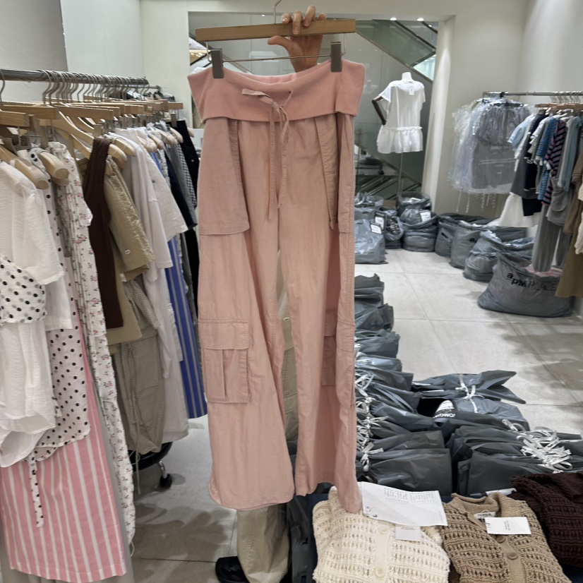 TOMGIRL東大門㊣直郵女士新品熱賣時尚人氣25春夏推薦休閑褲TOMGIRL休閑褲