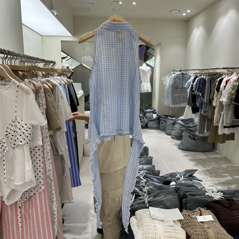 TOMGIRL東大門㊣實拍女士新品25春夏休閑人氣真品職業吊帶背心TOMGIRL吊帶/背心