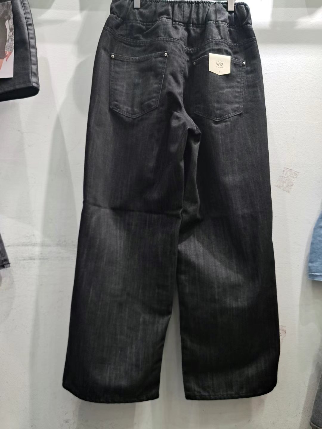 WIZ2東大門㊣代購女士新品推薦真品休閑25春夏職業時尚牛仔褲WIZ2牛仔褲